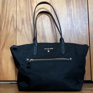 Michael Kors Shoulder Bag Medium Black Nylon Tote